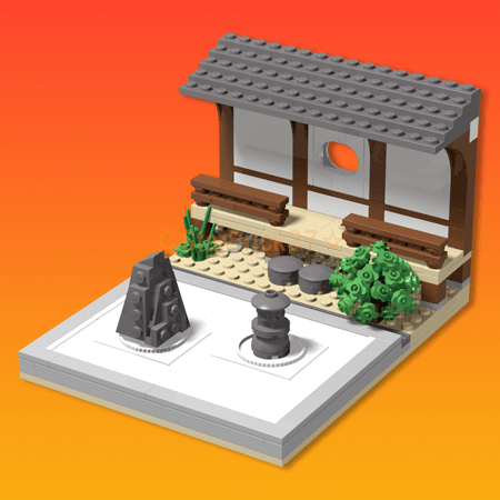 How to build LEGO Dry landscape garden – 37☆インストマーケット
