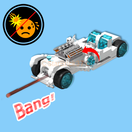 レゴ(LEGO)かっこいいオリジナルの車のMOC作品