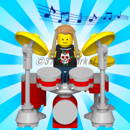 レゴ(LEGO)オリジナル作品ドラム